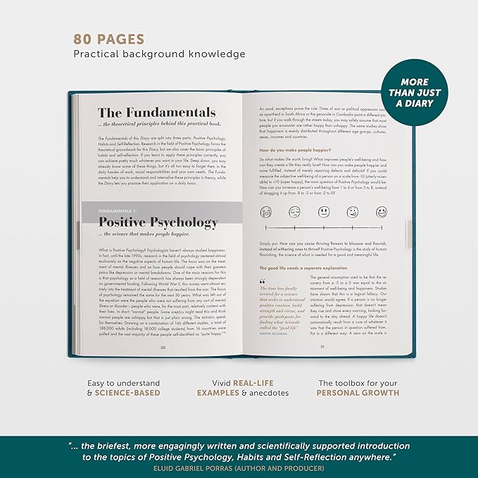 6-Minute Diary – 3-Million-Copy Gratitude Journal for Women with Prompts – Guided Self Care Journal Based on Positive Psychology – Daily Manifestation Journal for Self-Love & Mindfulness – Skyblue