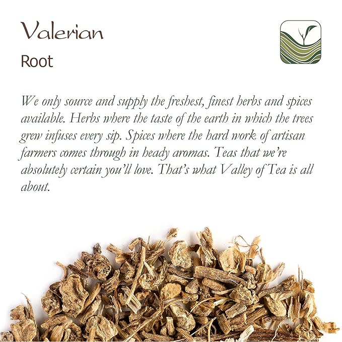 Valerian Root Organic Herbal Tea - Calming And Relaxing - Good Night Rest - Valeriana Officinalis Roots Valerian Sleep Tea Valerian Herbal Tea Valerian Tea Organic Valerian Herb Valerian Tea Root