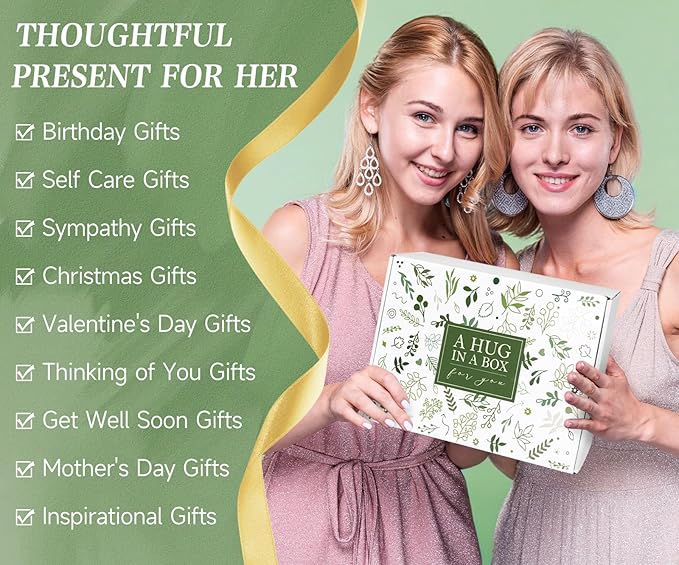 Self Care Gifts for Women, Get Well Gifts for Women, Sympathy Gift Baskets, Get Well Soon Care Package, Inspirational Gifts for Women, Encouragement Gifts Baskets for Women, Sending Hug Gifts