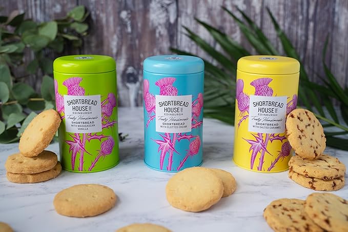 Shortbread House of Edinburgh Salted Caramel Shortbread Biscuits, Truly Handmade, 4.9 Ounce (Pack of 1)