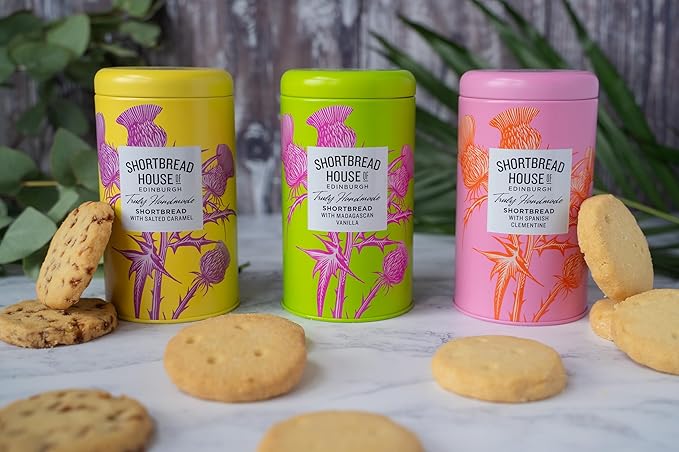 Shortbread House of Edinburgh Madagascan Vanilla Shortbread Biscuits, Truly Handmade, 4.9 Ounce (Pack of 1)