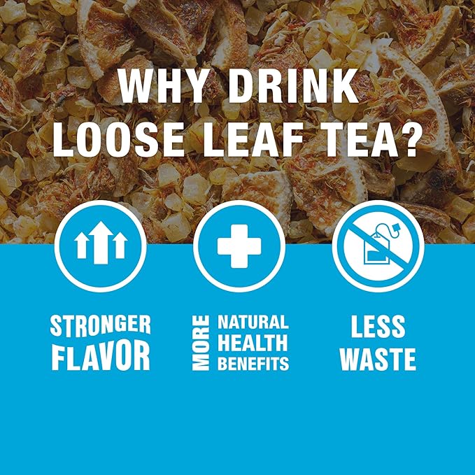 Tiesta Tea Maui Mango, Loose Leaf, Mango Pineapple Herbal Tea, Premium Non-Caffeinated Fruit Blend, Makes Hot or Iced & Brews Up to 50 Cups, 5.5 Ounce Refillable Tin