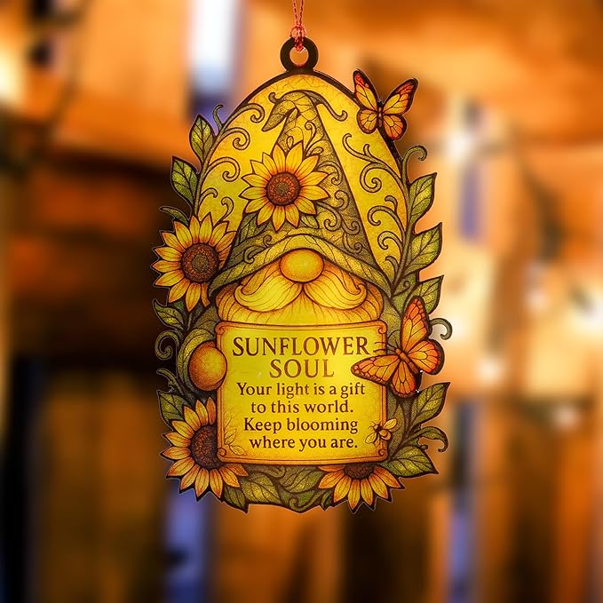 Gnome Ornaments - gnome Christmas Ornaments - Gnomes Gifts for Women - Fall Christmas Ornament 2025 - Christmas Ornament - White Elephant Gifts