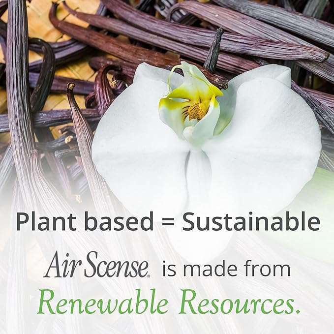 Air Scense Air Freshener Deodorizer Room Spray for Bathroom & Home, Essential Oils, Natural Vanilla - 7 fl oz (1-Pack)