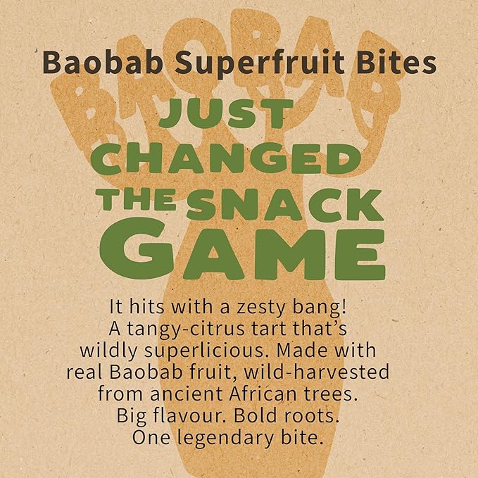 Baobest Superfruit Bites - Baobab Chews Raspberry Snack Pack - Vegan, Gluten Free, Preservative Free, Palm Oil Free, High Vitamin C Superfood Snack from The Tree of Life - 30 Servings