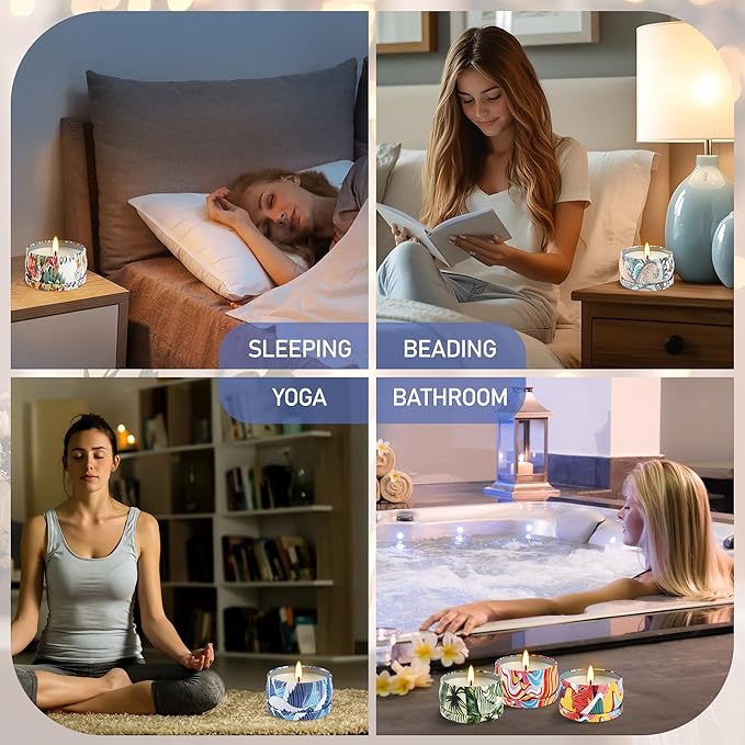 36-Pack Scented Candles Gift Set – 2.5oz Long-Lasting Soy Wax Candles with Essential Oils | Aromatherapy for Relaxation, Stress Relief & Sleep | Home Decor, Gifts for Women, Mom, Wife, Friends