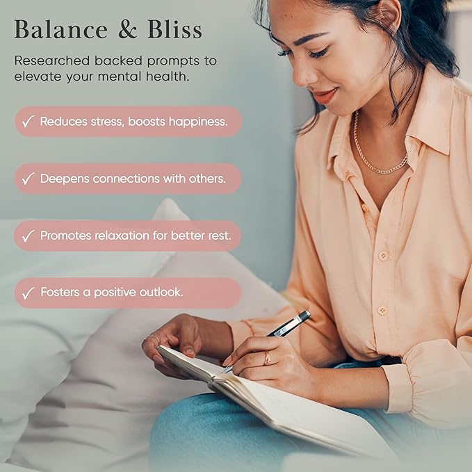 Gratitude Journal For Women & Men - Mental Health, Self Love & Self Care Journal - Pink - 5.8" x 8.3" - Mantra Planner