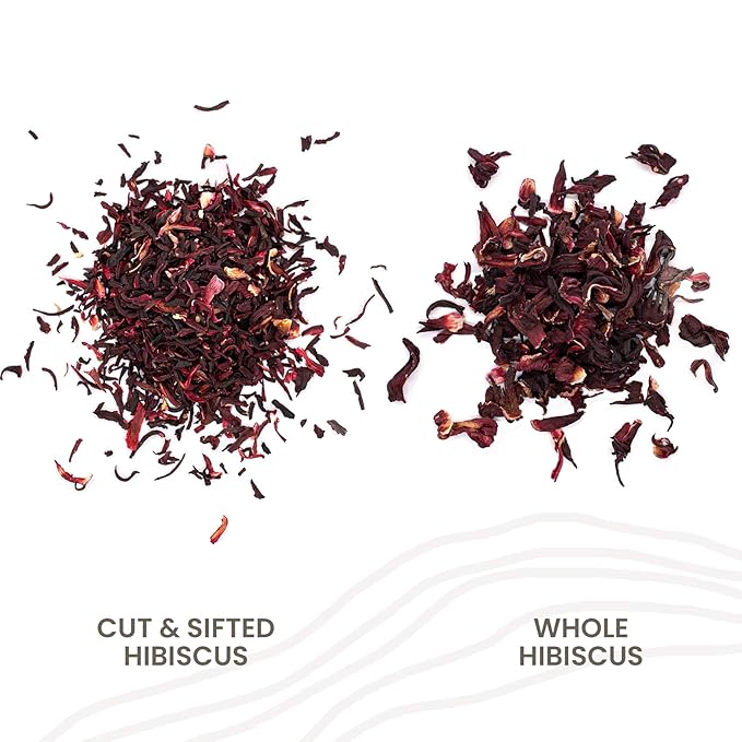 MagJo Naturals, Hibiscus Flowers 1LB (16 Oz) Hibiscus tea cut & sifted flowers, Flor de Jamaica (Pack of 2)