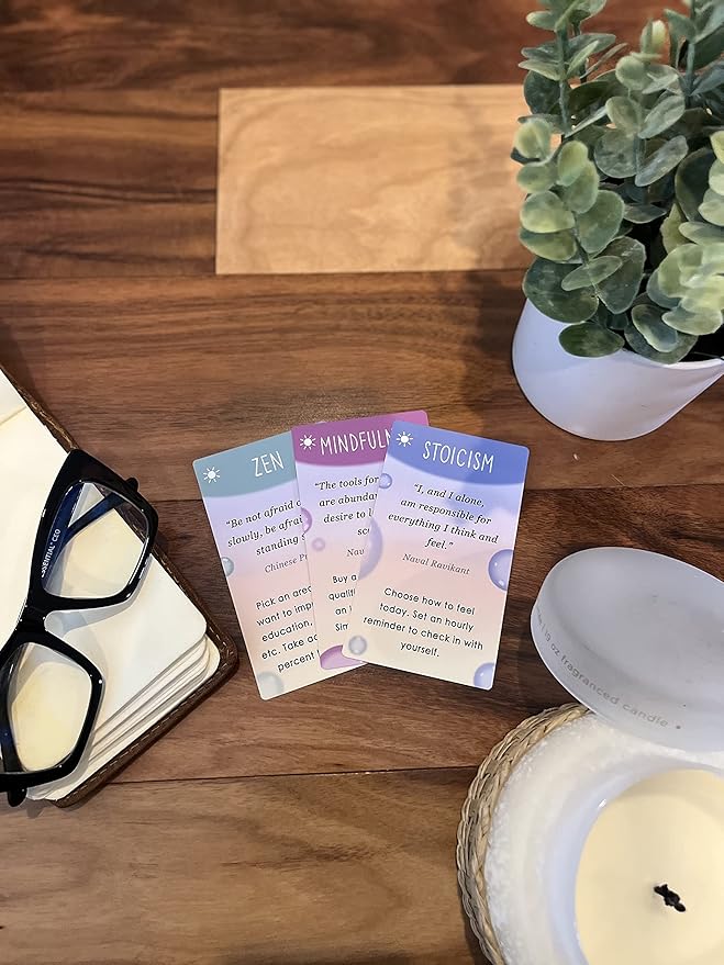 BEST 100 Mindful Prompts for Self Care & Stress Relief | Cards to Reduce Anxiety & Increase Relaxation | Perfect Mindfulness Gift | Beyond Positive Affirmations | Meditations For Kids, Teens, & Adults