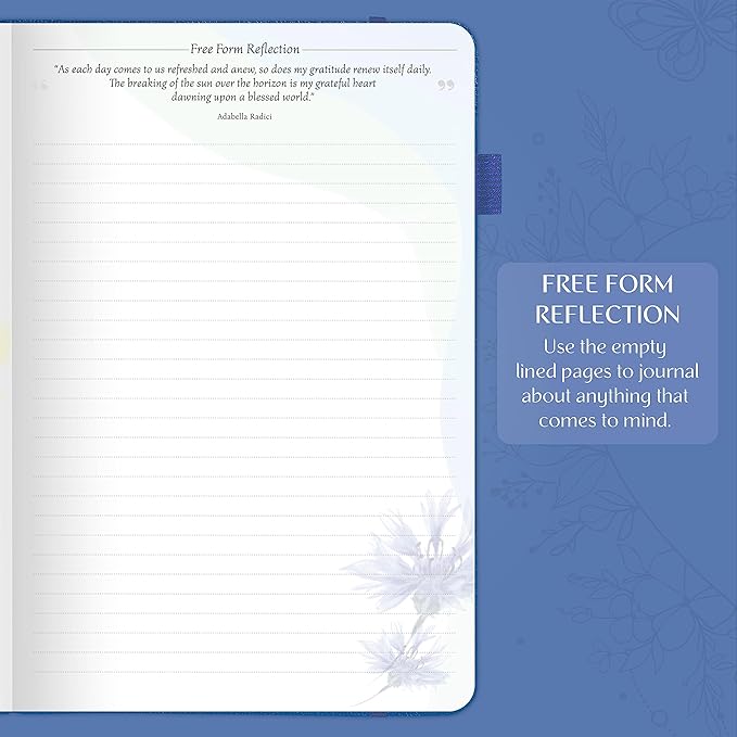 Legend Gratitude Journal – Guided Daily Journal to Foster Positivity & Happiness – Grateful Notebook to Write In – Inspirational Affirmation & Thankful Notebook – Hardcover (Mystic Blue)
