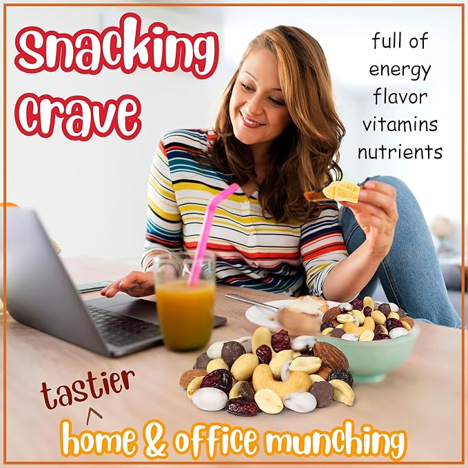 Deluxe Trail Mix with Greek Yogurt, Chocolate, Fruit and Nuts by Its Delish, 3 Lbs Bulk Bag | Healthy Mix of Greek Yogurt Coated Raisins & Dark Chocolate Chips, Sweet & Salty Snack | Kosher Dairy