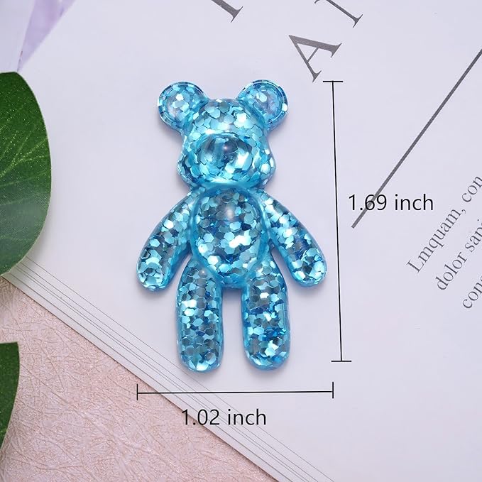 Pocket Bear Hug, Anxiety & Stress Relief Gift, Autism Fidget Toy, Blue