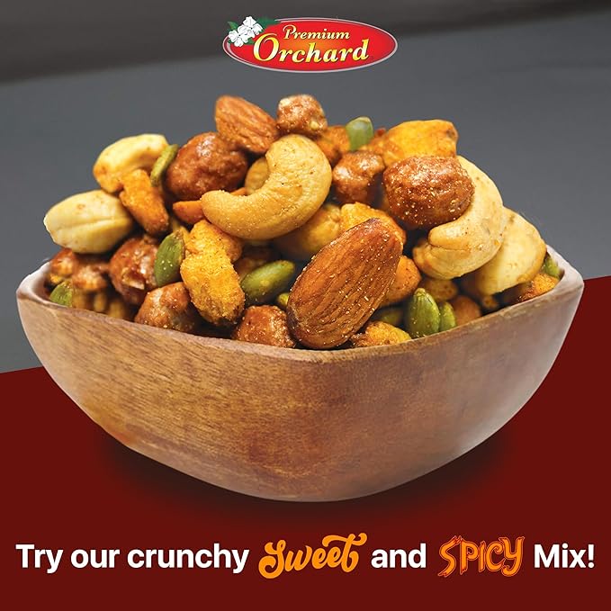 MIXED NUTS Sweet & Spicy Nut Mix - Salted Cashews Butter Toffee Peanuts Habanero Corn Nuts Chili Lemon Peanuts Almonds Dry Roasted Pumpkin Seeds Savory Snacks Packed Fresh Healthy Protein Snack Kosher