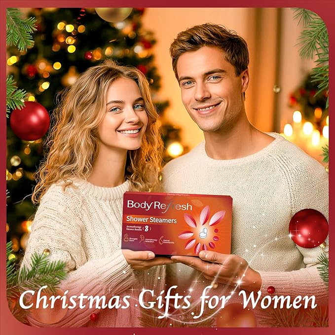 Shower Steamers Aromatherapy - 8 Pack Shower Bombs with Natural Essential Oils, Birthday Gifts for Women Self Care Relaxation Home SPA Stress Relief, Gifts for Girlfriend Teacher Womens Christmas Gift