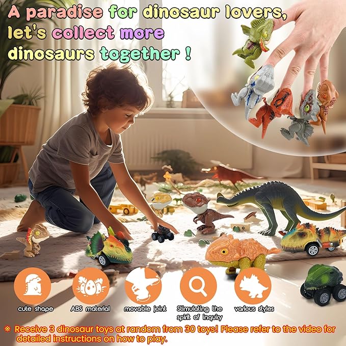 Dinosaur Bath Bomb Set for Kids โ 9 Handmade Fizzing Bombs with Surprise Toys + 3 Bonus Toys, Gift Set for Birthday Party, Christmas, Children's Day, Unique Gift Ideas for Boys & Girls