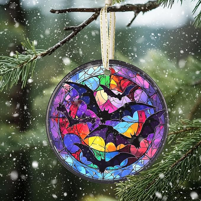 Christmas 2025 Ornaments, Christmas Ornament Gift, Holiday Keepsake, Stocking Stuffers, Gift Ideas - Mysterious Bats