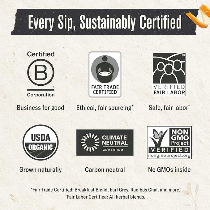 Numi Organic Tea By Mood Gift Set, 40 Tea Bag Assortment, Premium Organic Black, Pu-erh, Green, Maté, Rooibos & Herbal Teas