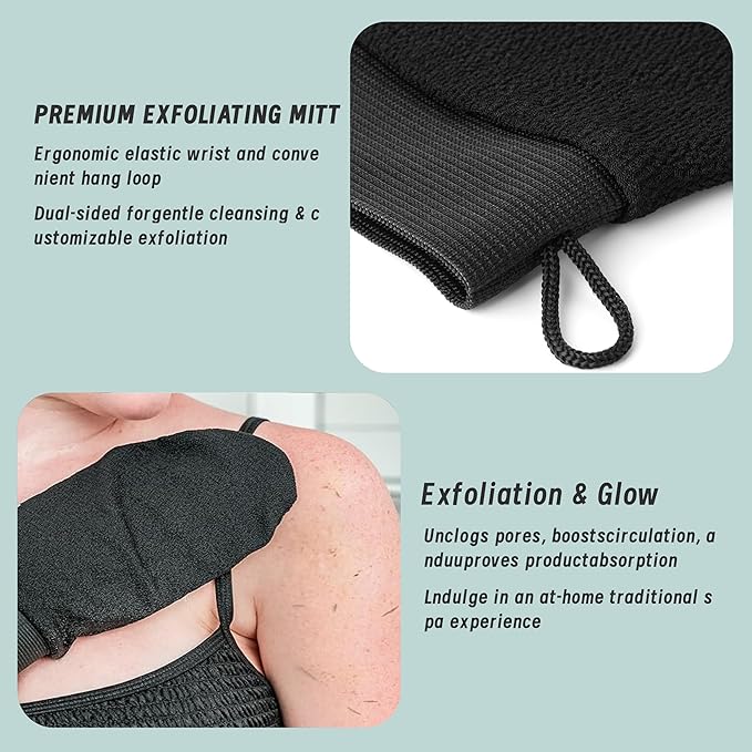 Aloe vera Body Scrub Gift Set - 35 Packets & 2 Pcs Exfoliating Gloves,Exfoliating & Moisturizing Sugar Scrub for Face & Body, Self Care Gifts for Women