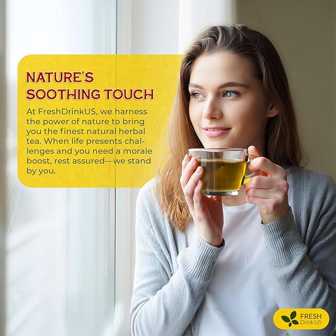 FreshDrinkUS, Yerba Mate Tea Bags | 120 Tea Bags | Traditional South American Herbal Tea ā Smooth & Refreshing Flavor ā Premium Quality, Sustainably Sourced. Vegan.