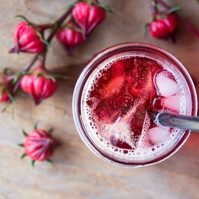 MagJo Naturals, Hibiscus Flowers 1LB (16 Oz) Hibiscus tea cut & sifted flowers, Flor de Jamaica