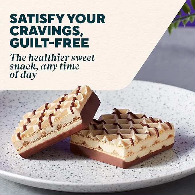 Myprotein Protein Bars, Crispy Protein Wafers, 15g High Protein Snacks, Box of 10 Vanilla Wafers Packs, Milk & Whey Protein Isolate, Light & Crunchy