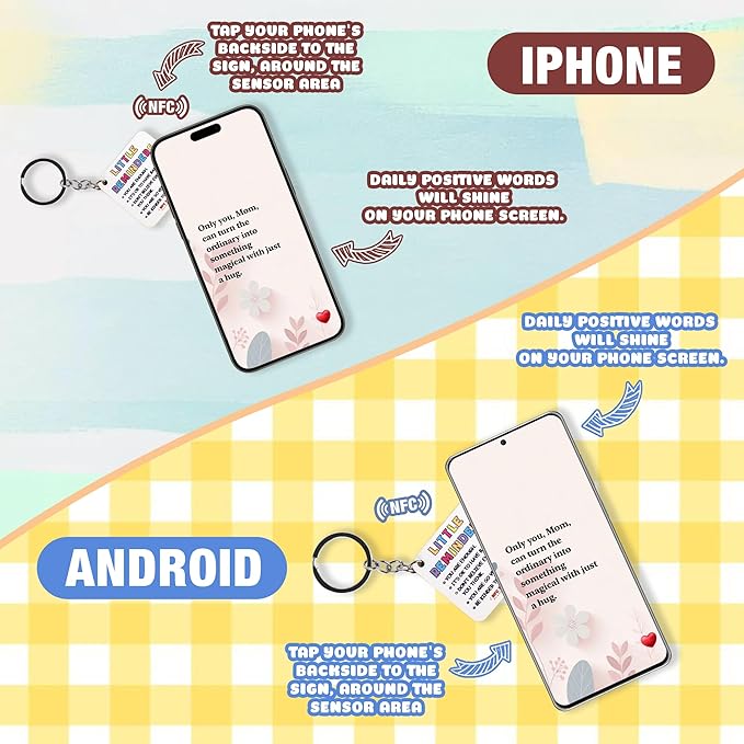 90 Love Notes for Mom in a Jar with NFC Keychain, Mothers Day Gifts, Mothers Day Gifts for Mom, What I Love About Mom, Mom Birthday Gifts, Christmas Gifts for Mom, Mom Gifts from Daughters