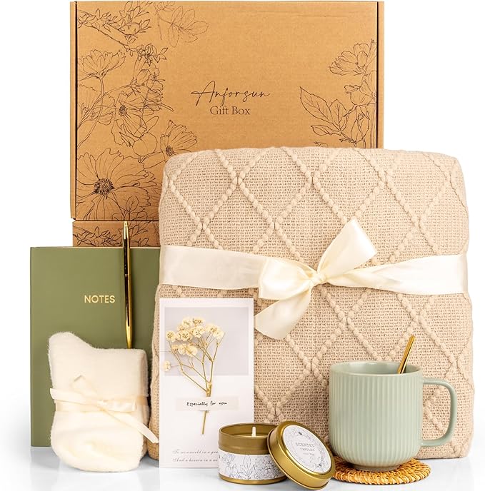 Birthday Gift for Women Friendship, Gifts for Women Birthday Unique Self Care, Gifts Basket for Best Friend, Sister, Mom, Teen Girls, Wife, Girlfriend, Coworker