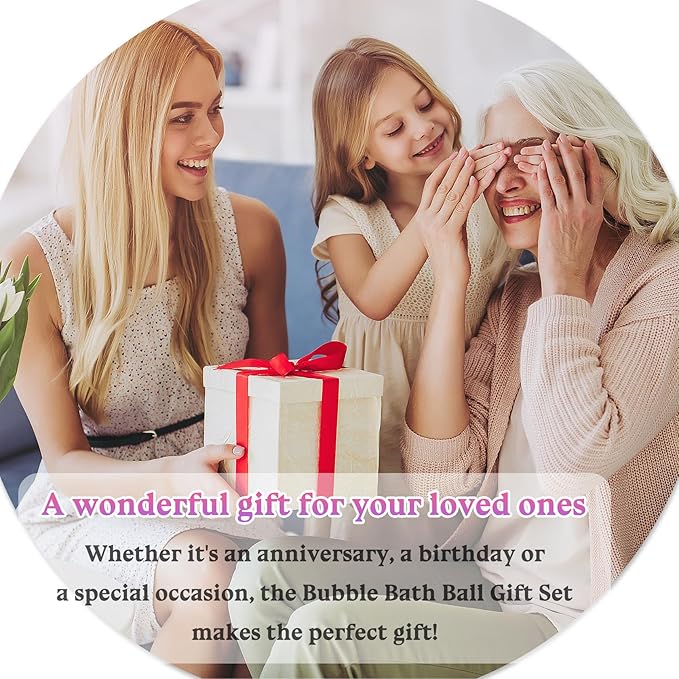 18PCS Bath Bombs Gift Set,Moisturizing Bubble Bath Bomb,Organic Bath Bombs for Women and Men,Relaxing Handmade Body Bath Ball,Gentle Bathbombs,Gift Idea for Birthday