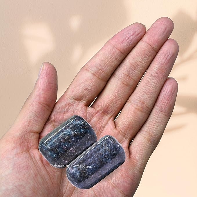 Amazing Gemstone Ruby Kyanite Crystals and Healing Stones Tumbled - 1000+ Carats Ruby Kyanite Stone, Natural Healing Stones for Energy Balance, Stress Relief - Premium Polished Gems Rocks