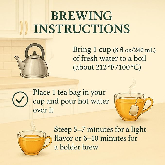 Organic Ginger Tea (100 tea bags | 7 oz | 200g) - Supports healthy circulation and digestion