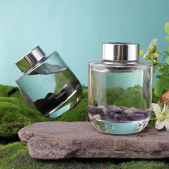 Reed Diffuser Set, Pretty Valley Home Diffuser 100Ml / 3.52 fl OZ Gift Box - Includes Reed Diffuser Sticks, Long Lasting Fragrance Oil and Glass Bottle for Office Living Room Decor (Resilience)