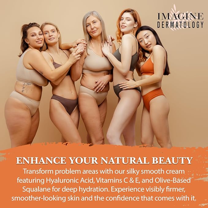 CelluSolution Caffeine Body Cream – Caffeine, Guarana, Licorice, & Niacinamide with Hyaluronic Acid, Hydrating Skin Cream Mess-Free Pump Bottle, 150ml/5oz - Island-Inspired Fragrance