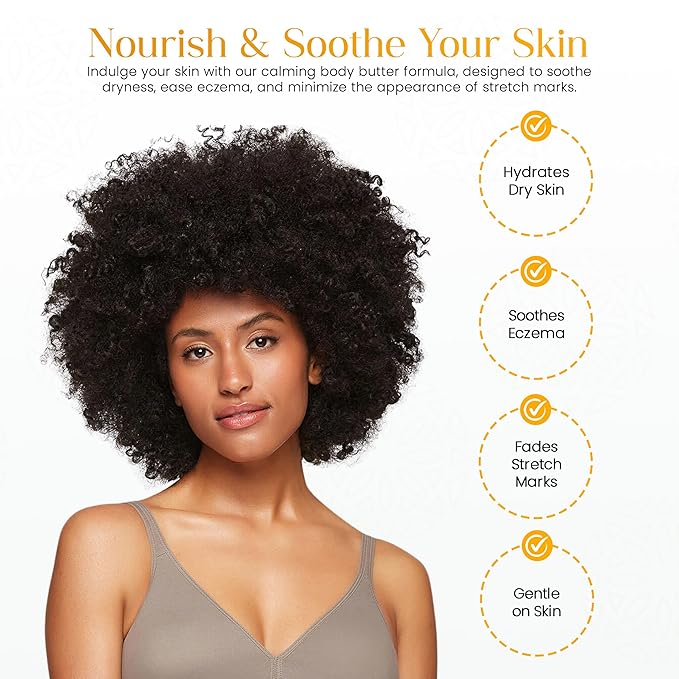 Shea Radiance Nourishing Body Cream with Colloidal Oatmeal | Hydrating Moisturizer for Sensitive Skin | Gentle Hydration with Long Lasting Moisture | Citrus Blossom 8 oz