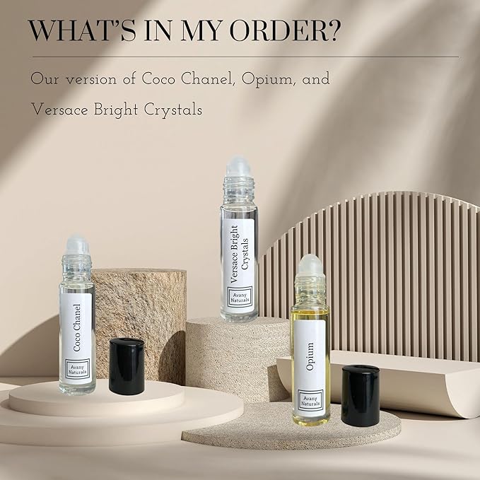 3 Pc Womens Gift Set, Fragrance Oil For Women, Roll On Body Oil, Perfume Samples, Fragrance Oil, Gift For Her, Perfume Oil Sampler, Gift Box (Sexy)