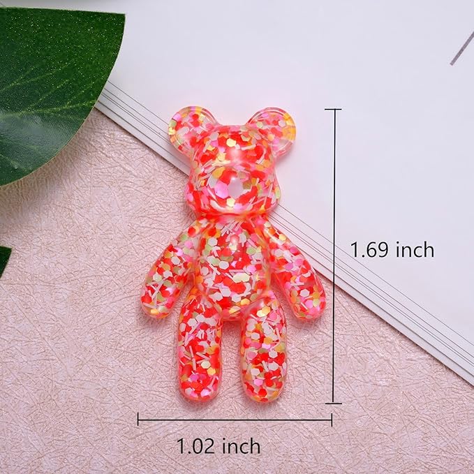 Pocket Bear Hug - Anxiety & Stress Relief Gift, Autism Fidget, Comforting Back to School Gift for Son, Daughter - Red