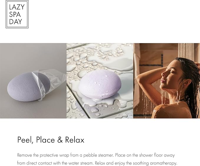 Energize with Awake: Lavender, Chamomile, Jasmine. Relax with Dream: Lemon, Eucalyptus, Grapefruit. 10-Piece Shower Steamer and Shower Bombs Aromatherapy Gift Set with Burlap Bag