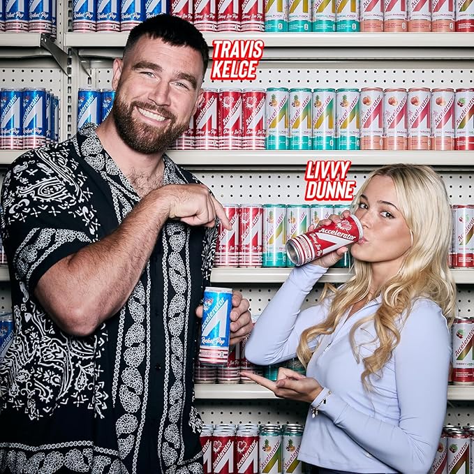 Accelerator Energy Drink Sugar Free, Island Guava 12oz can(12 pack),Zero Sugar Energy Drinks with Sustained Energy from 100% Natural Caffeine (200mg) & Green Tea extract