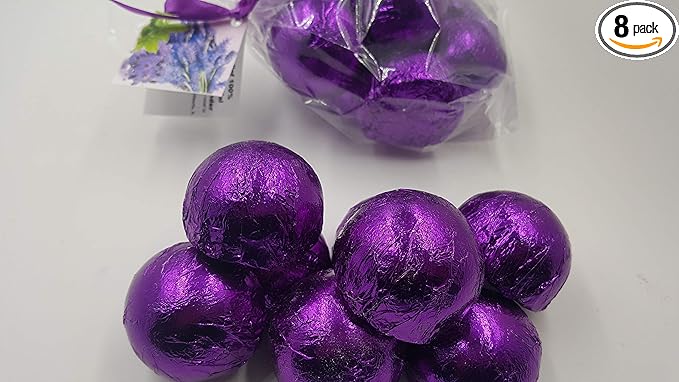 8 TRANQUILITY Aromatherapy Shower Bombs 1.6 oz each with 100% Natural/Organic Essential Oils - Transform Your Shower - Transform Your Mood (TRANQUILITY)