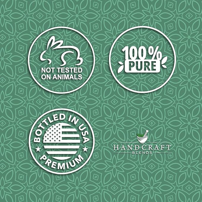 Handcraft Blends Lemon Eucalyptus Essential Oil – Huge 4 Fl Oz – 100% Pure and Natural – Premium Grade Essential Oil for Diffuser and Aromatherapy, Skin, Massage, Candle and Soap Making Fragrance