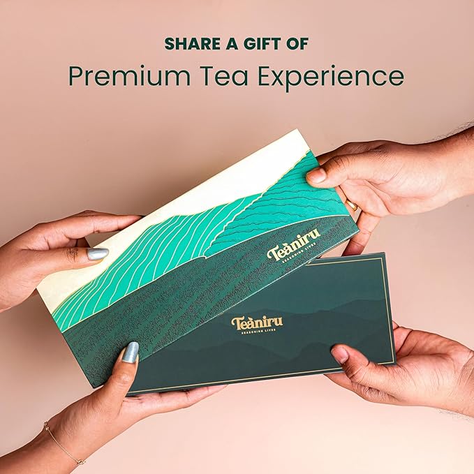 Teaniru, Gourmet Tea Collection – Pack of 100 | 6 Flavored Loose Leaf Tea Set | Gourmet Tea Gift Sets | Corporate Gifting & Bulk Gifts | Thanks Giving