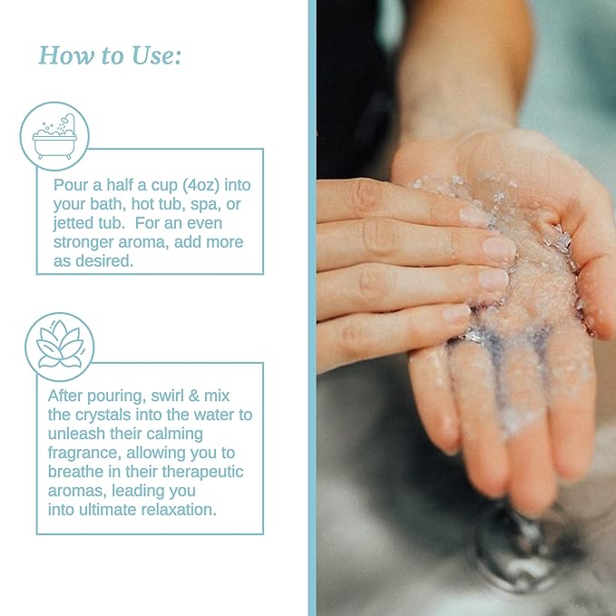 Relax Spa & Bath, Epsom & Dead Sea Salts, Aromatherapy Bath Salts for Hot Tub, Bath, or Spa, Infused with Magnesium, Rebuild Athletic Soak Therapy