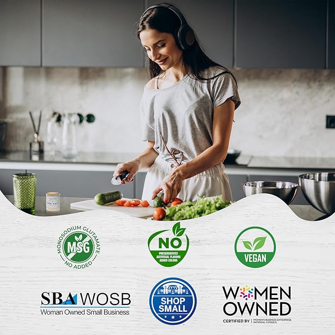 FLORIDA PURE Horseradish Sea Salt - 80+ Mineral Sea Salt, Natural, Unrefined, Non Iodized - for Baking, Cooking, Seasoning & Enhancing Taste - Rich Taste Flaky Sea Salt (4.5 oz Jar)