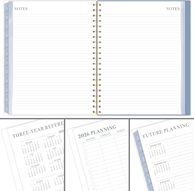 Cambridge 2026 Planner by Leah Bisch, Weekly & Monthly, 8.5" x 11", Large, Ciara Floral (LB41-905-26)