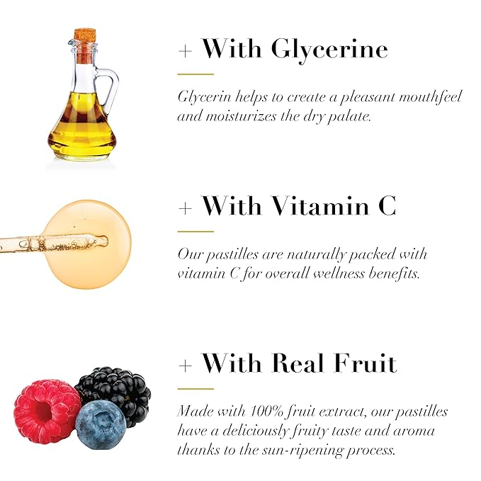 DOOLITTLE Dr Sugar Free Soft Fruit Pastilles for Voice and Throat Gift Set, Wild Berries Flavor, 2.12 Ounce Tin, Approximately 25 Count Package, 3 Tin