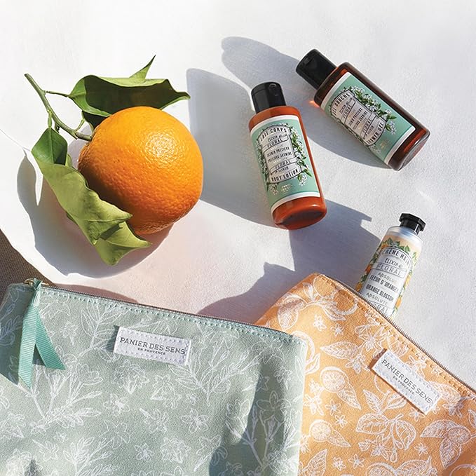 Panier des Sens - Jasmine Set for Women - Body Lotion + Shower Gel + Hand Cream - Christmas Gift for Her - Body Care Kit with 96% Natural Ingredients - Self Care Gifts for women