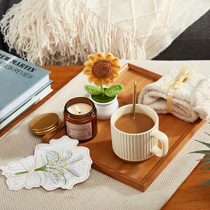 Birthday Gifts for Women, Sending Sunshine Sunflower, Self Care Set Get Well Soon Gift Baskets, Sending Hug Baskets Package, Thinking of You Gift for Mom Best Friend Her Wife Sister Girlfriend Grandma