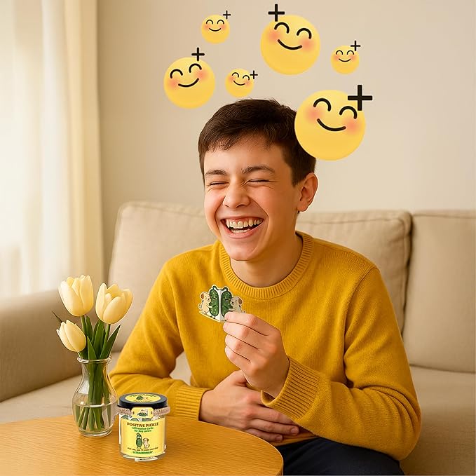 60 Positive Pickle Cards Jar, Affirmation Cards for Women, Emotional Support Pickle, Birthday Gift for Women, Dad Gifts, Teen Girl Gifts Trendy Stuff (Pickle Positive for Dog Lover)