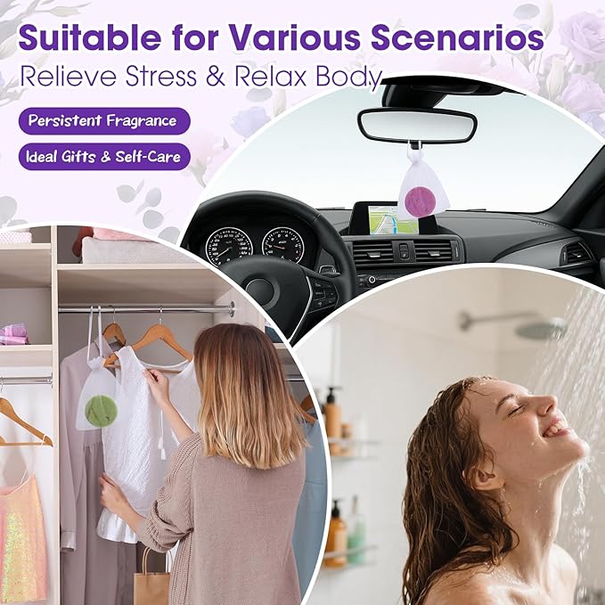 10 Pack Shower Steamers Aromatherapy Gifts for Women, Shower Bombs with Essential Oils, Self Care, Relaxation SPA, Stocking Stuffers and Christmas Gifts