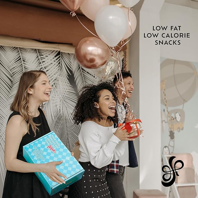 Gluten Free Palace 100 Calorie Snacks Variety Pack – Healthy Snacks Care Package - Low Calorie, Vegan, Protein Bars & Nuts – Food Gifts for Birthday, Adults, College Students & Corporate (40 Count)