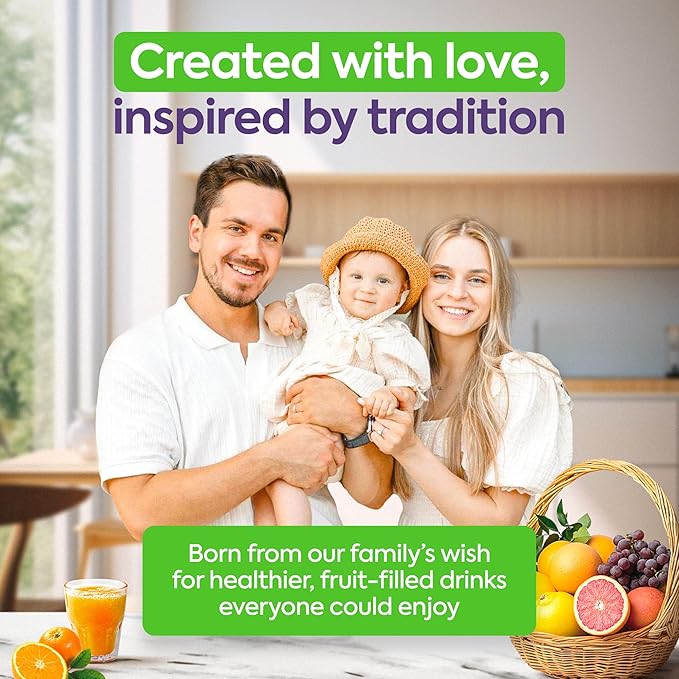 Frubemix Sea Buckthorn & Thyme – Honey Sweetened, Purée-Based Drink Mix | No Artificial Flavors | Sparkling Refreshers, Cocktails & Mocktails | Hot or Iced (10 Count)